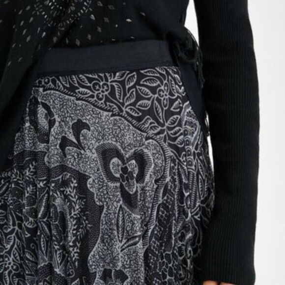 Desigual Women's Fabiola Pleated Midi Skirt - Picture 6 of 14